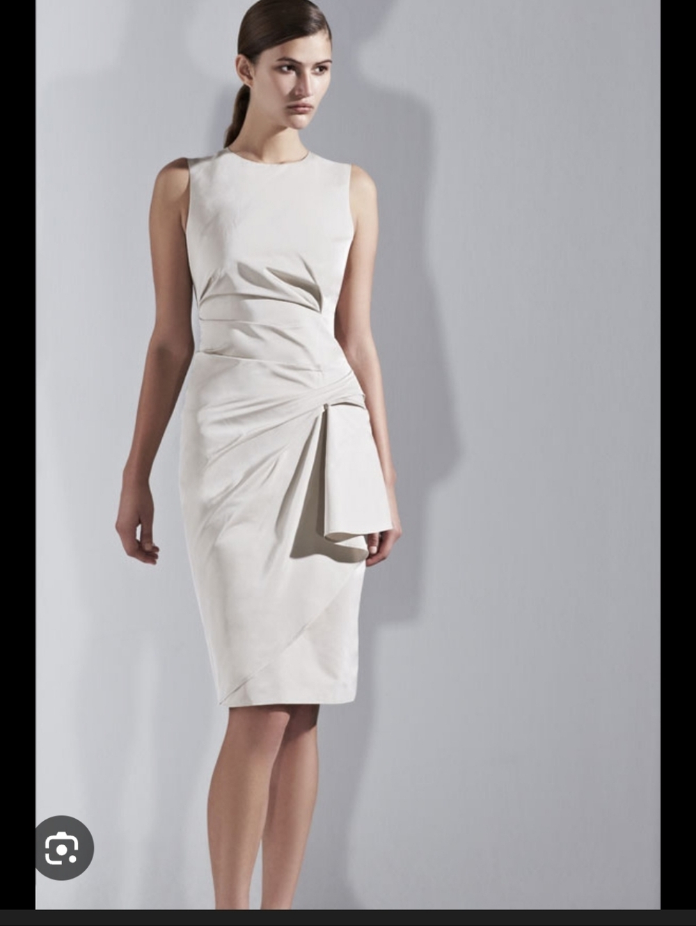Lida Baday Silk Asymmetrical Radzimir Dress P2P 17" Length 39"